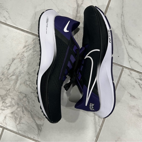 Nike TCU Horned Frogs Air Zoom Pegasus 38 Running Shoe DJ0855-001 Multi Size - Picture 9 of 10